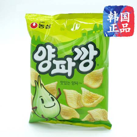 韩国进口零食品膨化零食洋葱片 休闲食品原味 77g